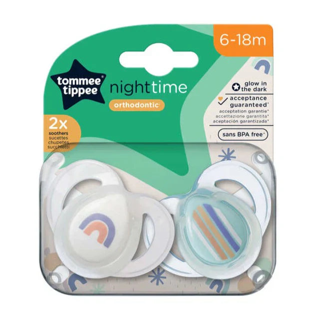Night Time Soothers, 6-18 months x2pcs
