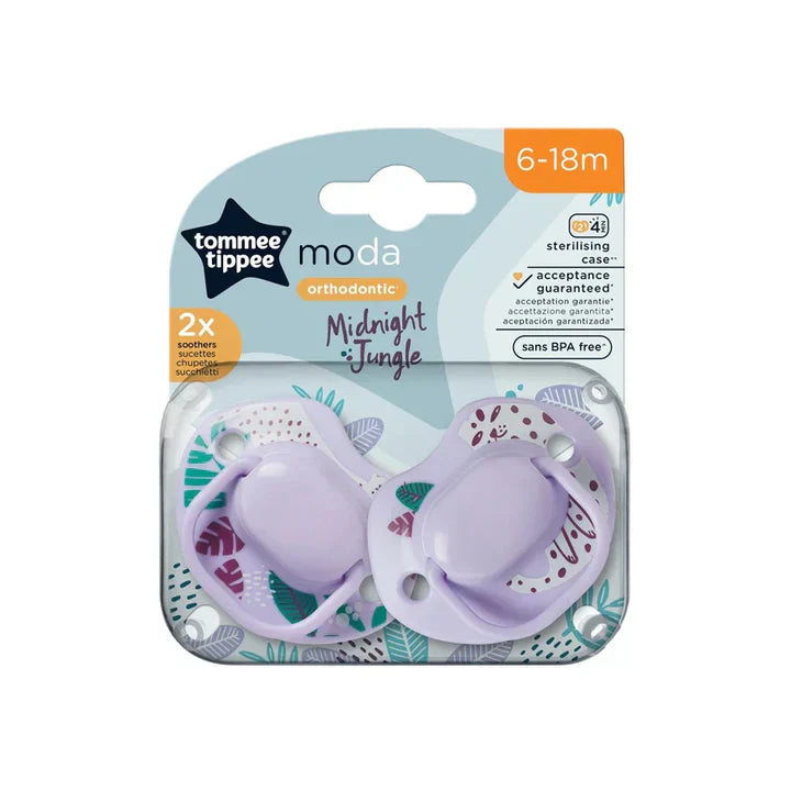 Midnight Jungle Soother 6-18 months x2pcs