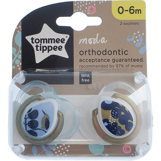Tommee Tippee Moda Orthodontic Soothers (6-18m)