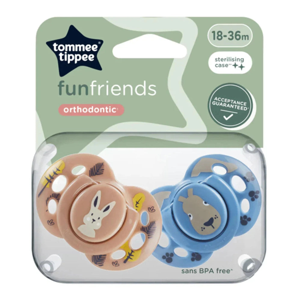 Fun Friends Soother, 18-36 months x2pcs