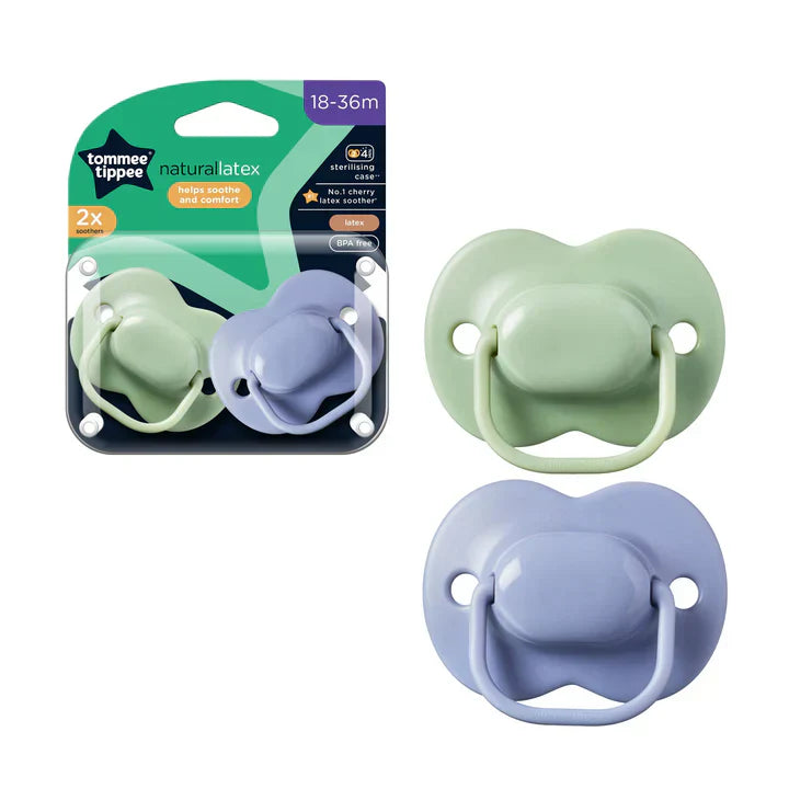 Cherry Latex Soother, 18-36 months x2pcs