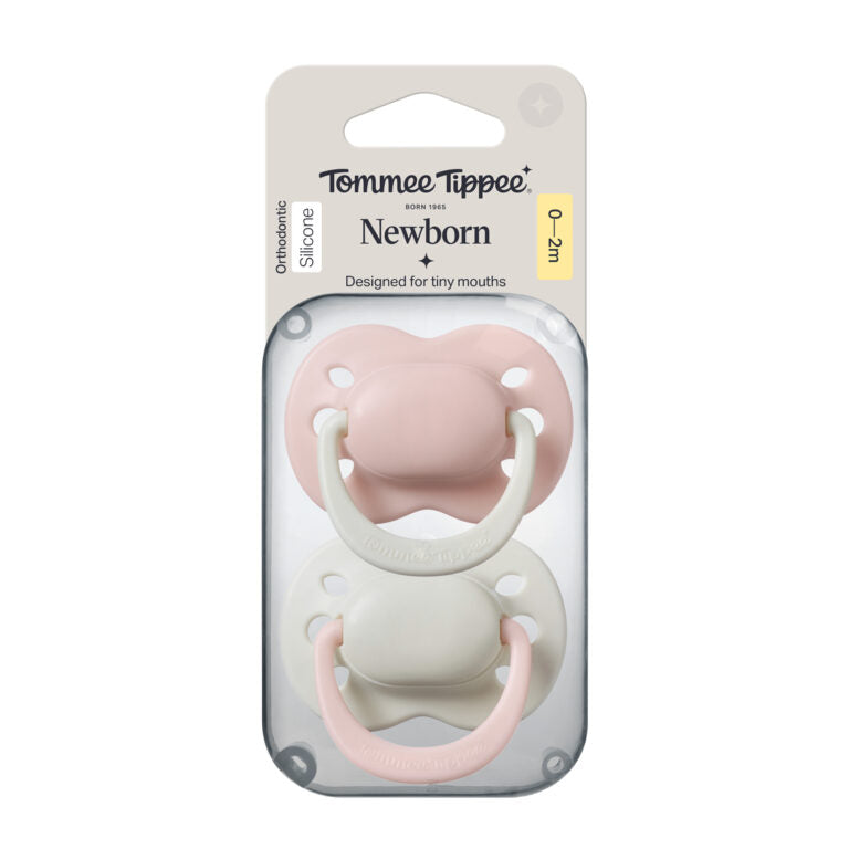 Tommee Tippee - Newborn Silicone Soother - 0-2m - 2pcs - Girl