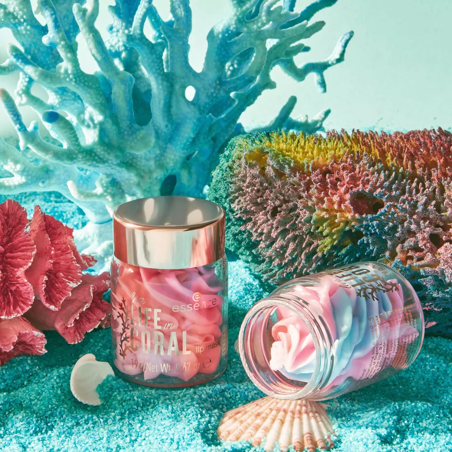 Essence Live Life In Coral Lip Mask