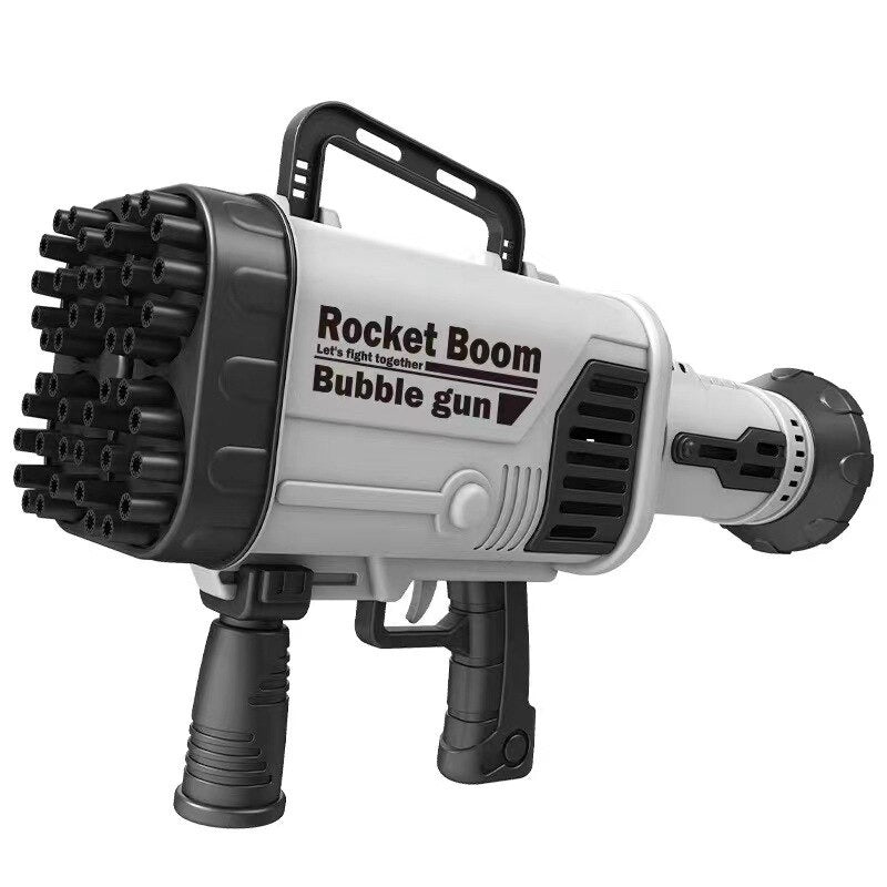 Rechargeable Bubble Machine Gun Extended Version 68 Holes