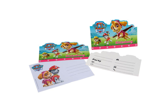 Tib Paw Patrol 6 Invitation Cards | Tib In Lebanon