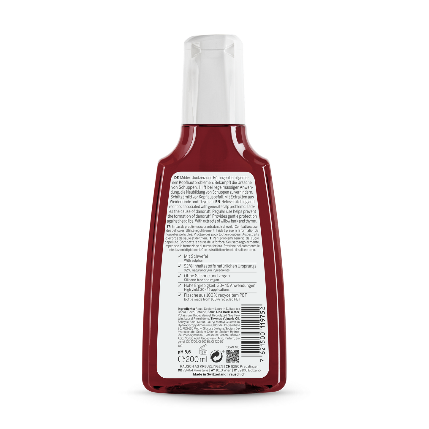 Rausch Willow Bark Shampoo 200ML