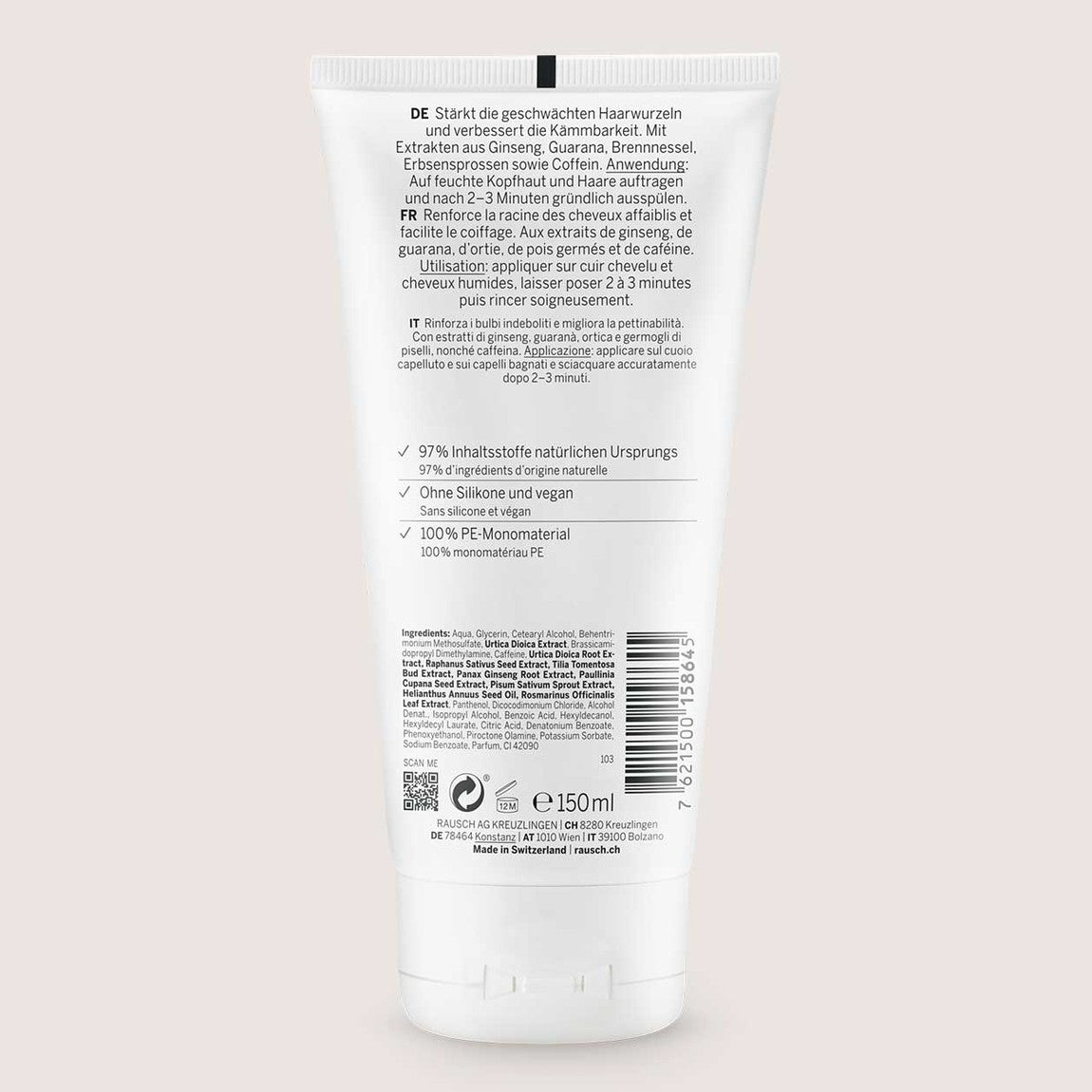 Rausch Ginseng & Caffeine Conditioner 200ML
