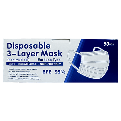 Disposable Face Mask 50Pcs - Medaid International