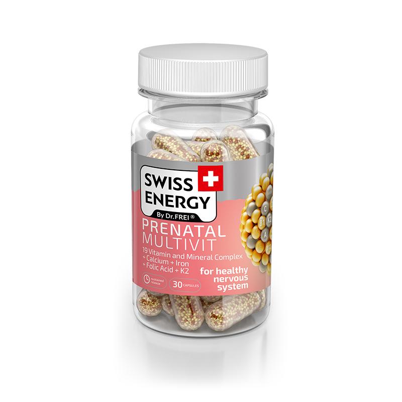 Swiss Energy Prenatal Multivitamin 30 Capsules