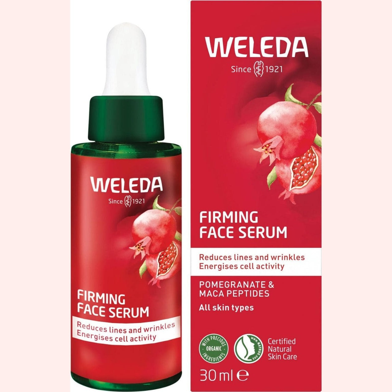 Weleda Firming Face Serum - Pomegranate & Maca Peptides 30ML