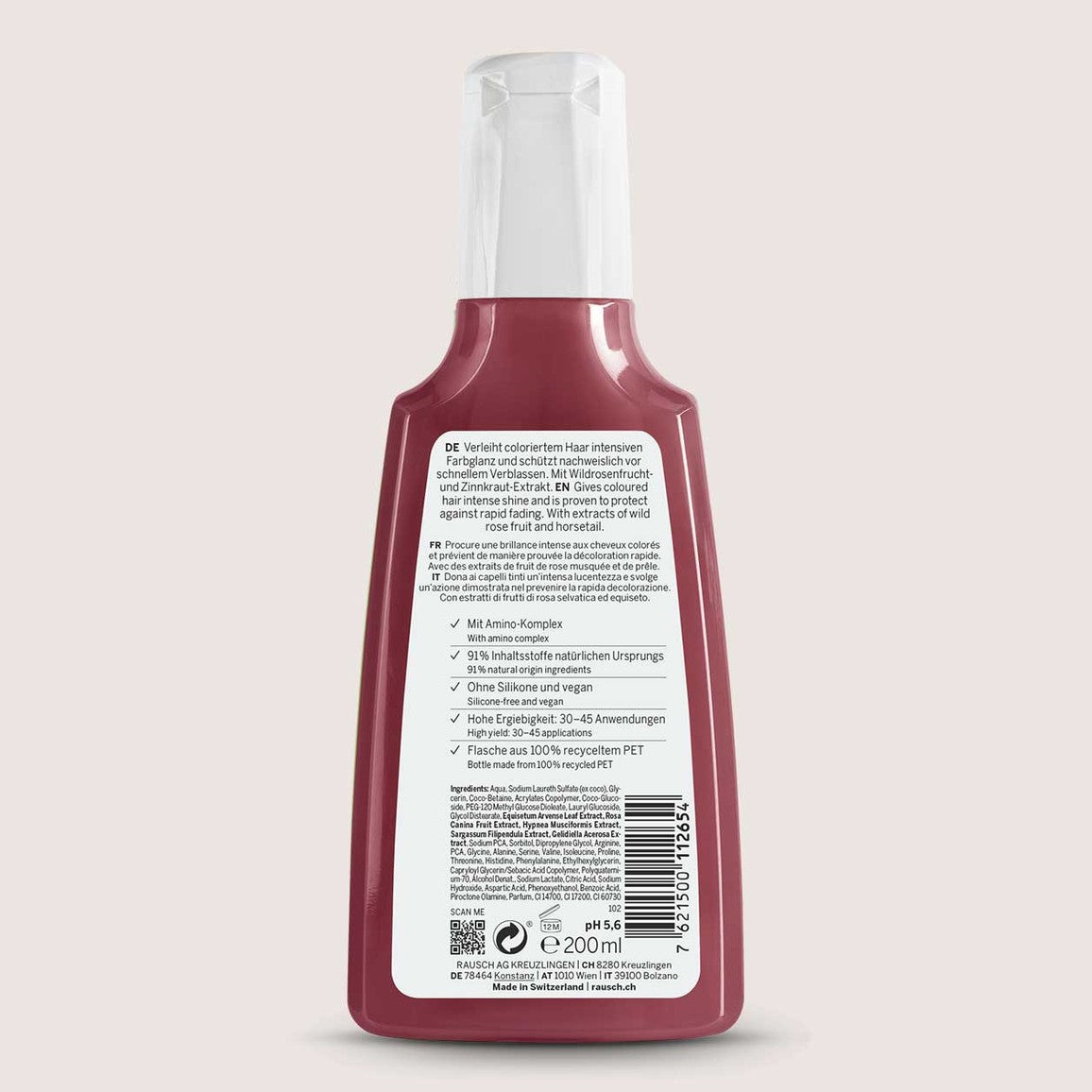 Rausch Colour-protecting Shampoo With Wild Rose 200ml