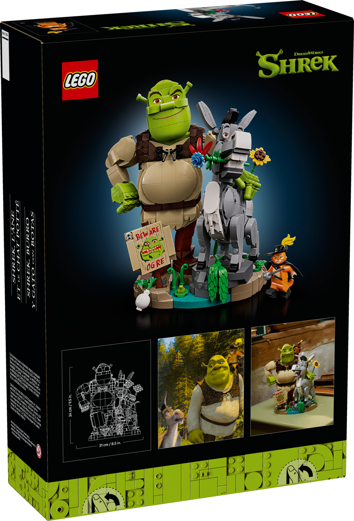 Lego Shrek, Donkey & Puss in Boots (7242)