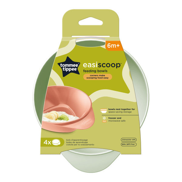 Set Of Explora Easy Scoop Feeding Bowls 4 Pcs