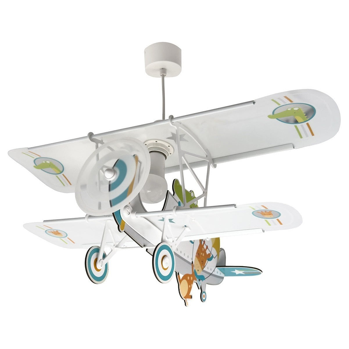 Dalber Children's Hanging Lamp Airplane Little Lion Nursery Light