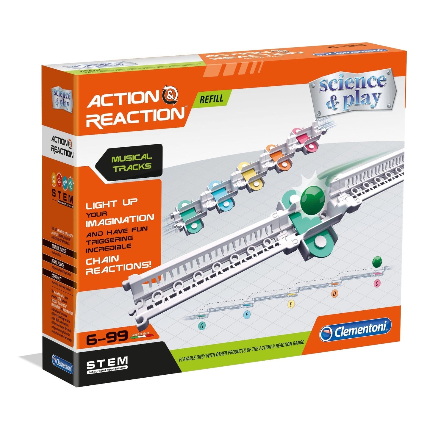 Clementoni Action & Reaction Musical Tracks Expansion Pack