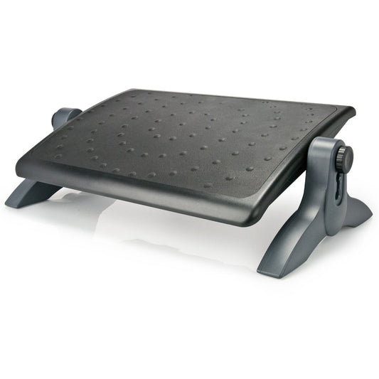 Ergonomic Delux Footrest With Rubber Padding Black#Fr-1002Rr - Medaid International