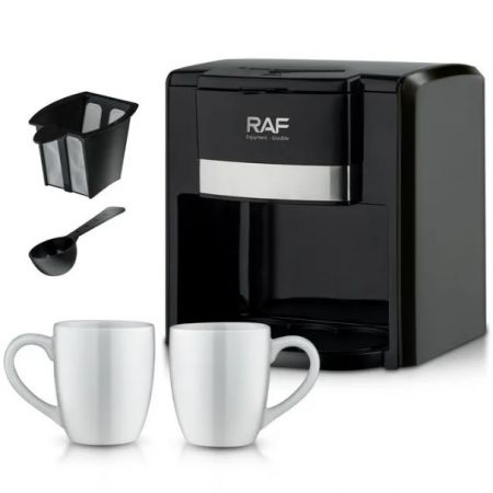 RAF Coffee Maker With 2 Free Mug 650W 420ML R115 - Medaid International