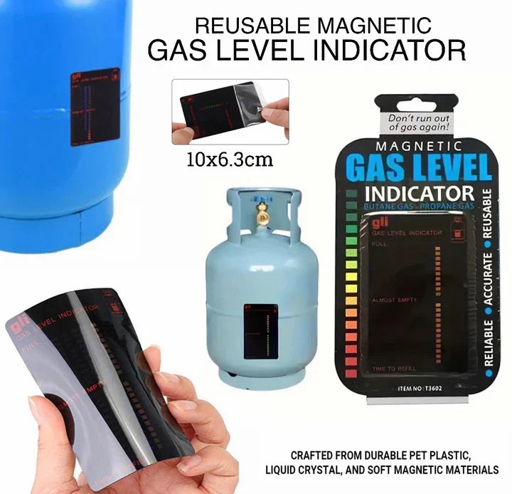 Sheets of Gas Bottle Level Indicator