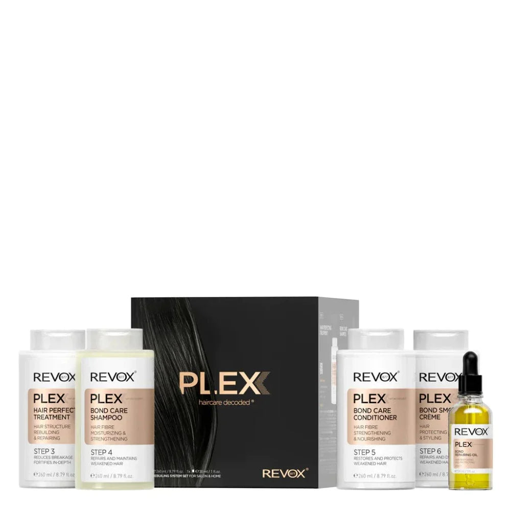 REVOX PLEX  Hair Rebuilding System Set for Salon & Home - Medaid International