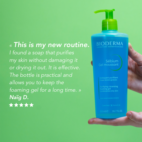 Bioderma sebium foaming gel 500ml