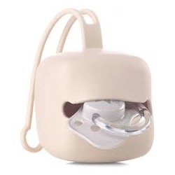 Jane Pacifier Case Sand, Hygienic Pacifier Holder