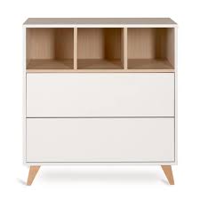 Quax Loft Chest White, 2-Drawer Nursery Dresser
