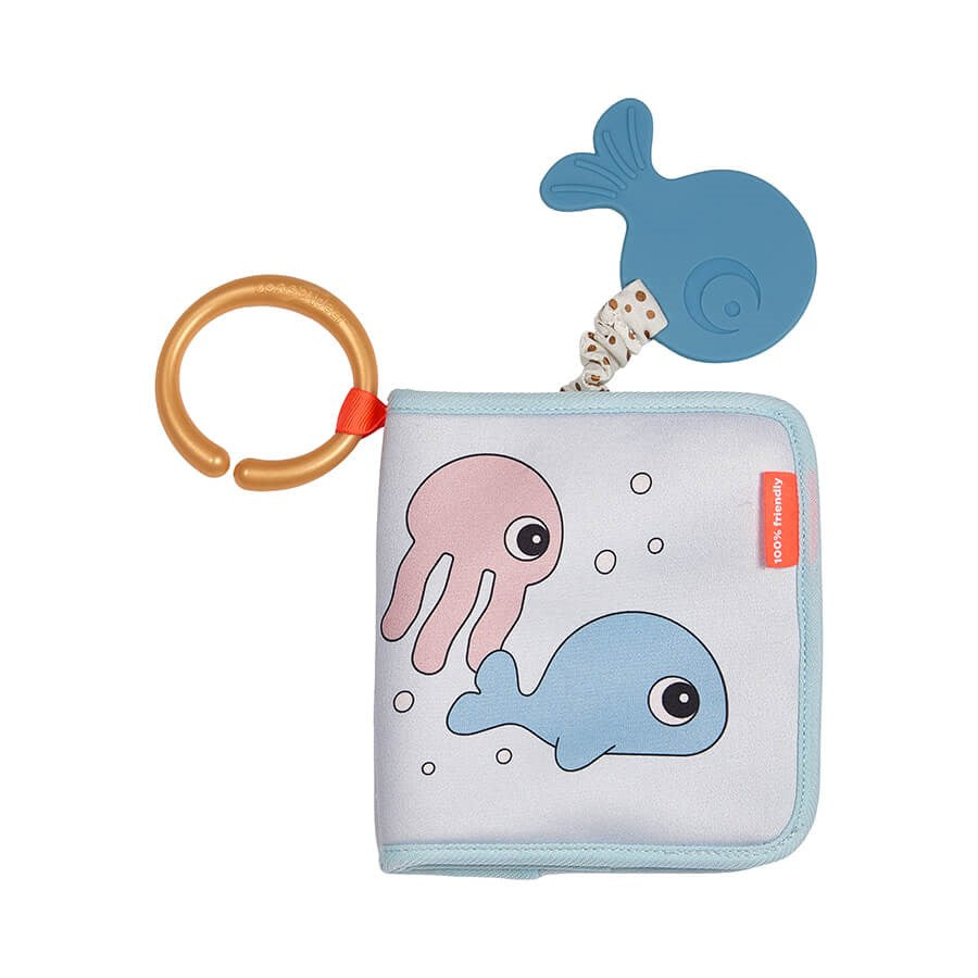 Done By Deer Bath Time Book Sea Friends Colour Mix Bath Toy