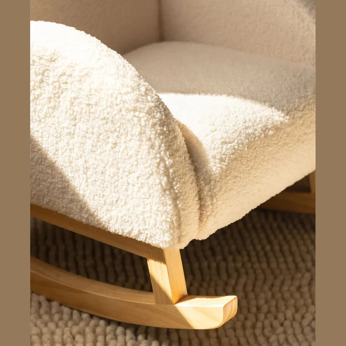 Miila - Kids Rocking Chair - Teddy Off-White - Nursery