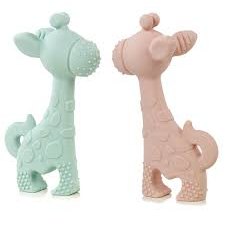 Jane Silicone Giraffe Teether For Babies