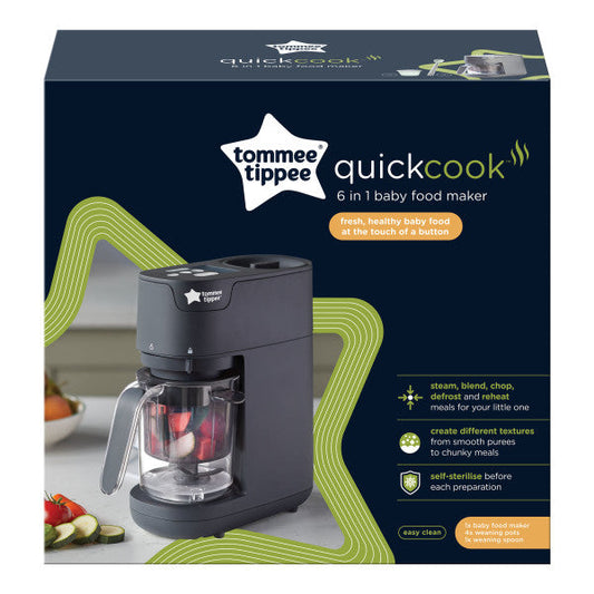 6 in 1 Baby Food Maker, Black