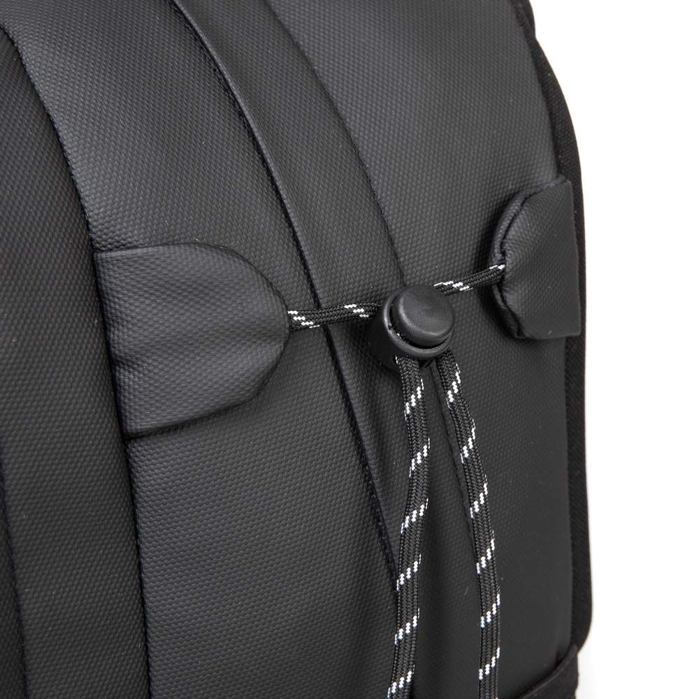 (NET) Black Backpack With Lunch Box & Pencil Bag Set Of 3 Pcs