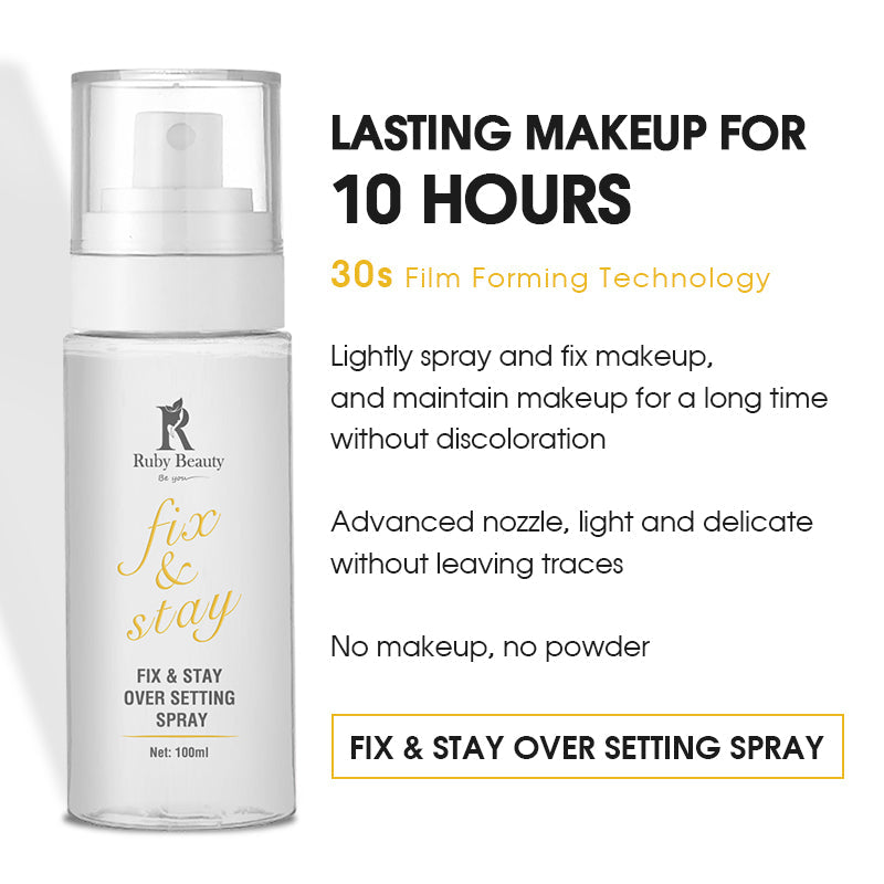 Ruby beauty fix & stay over setting spray 100ml SC-119