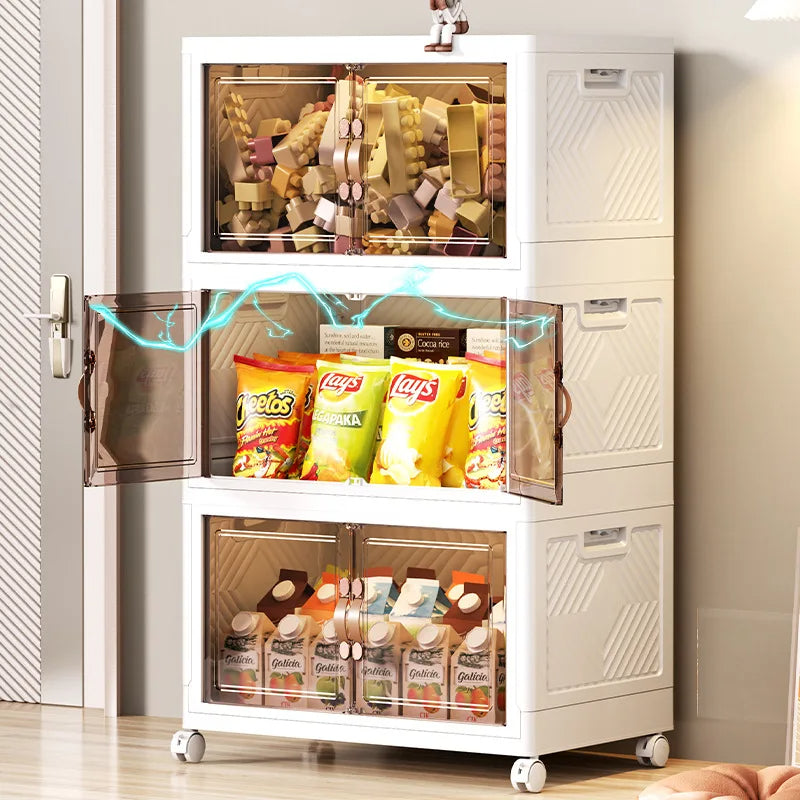 4-Layer Multi-Function Storage Cabinet