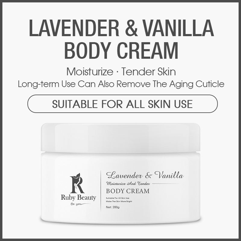 Ruby beauty lavender&vanilla body cream 200g sc148