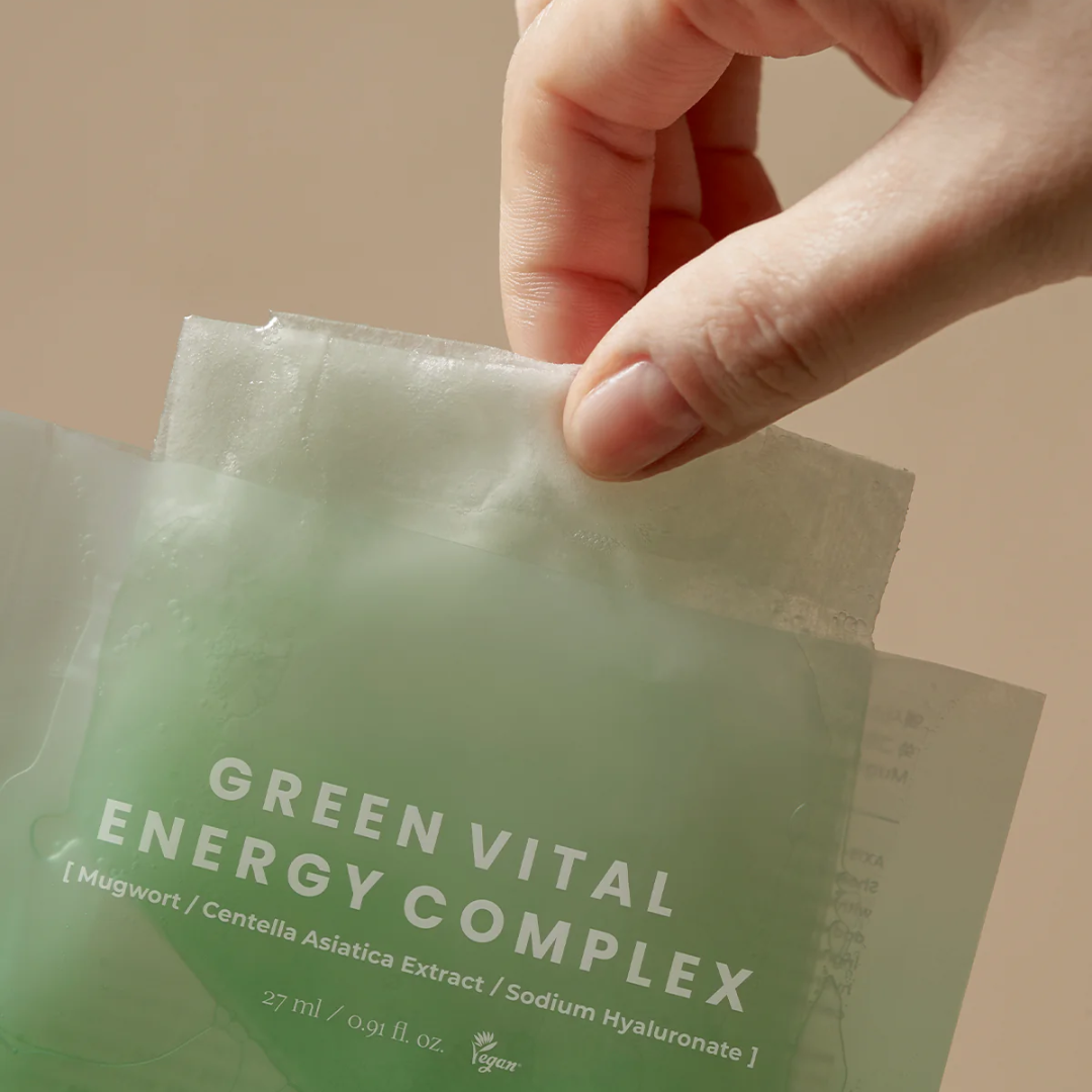 Axis-Y Mugwort Green Vital Energy Complex Sheet Mask