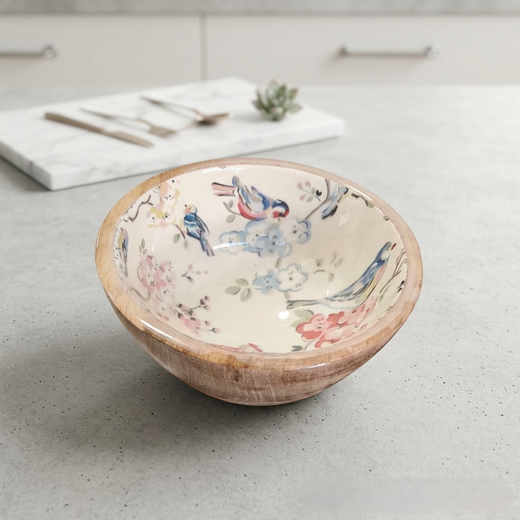 Decorative Floral Bowl