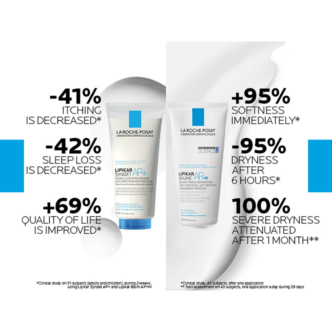 La Roche Posay Lipikar Baume AP+M Moisturising Body Balm For Dry & Eczema-Prone Skin 200ml