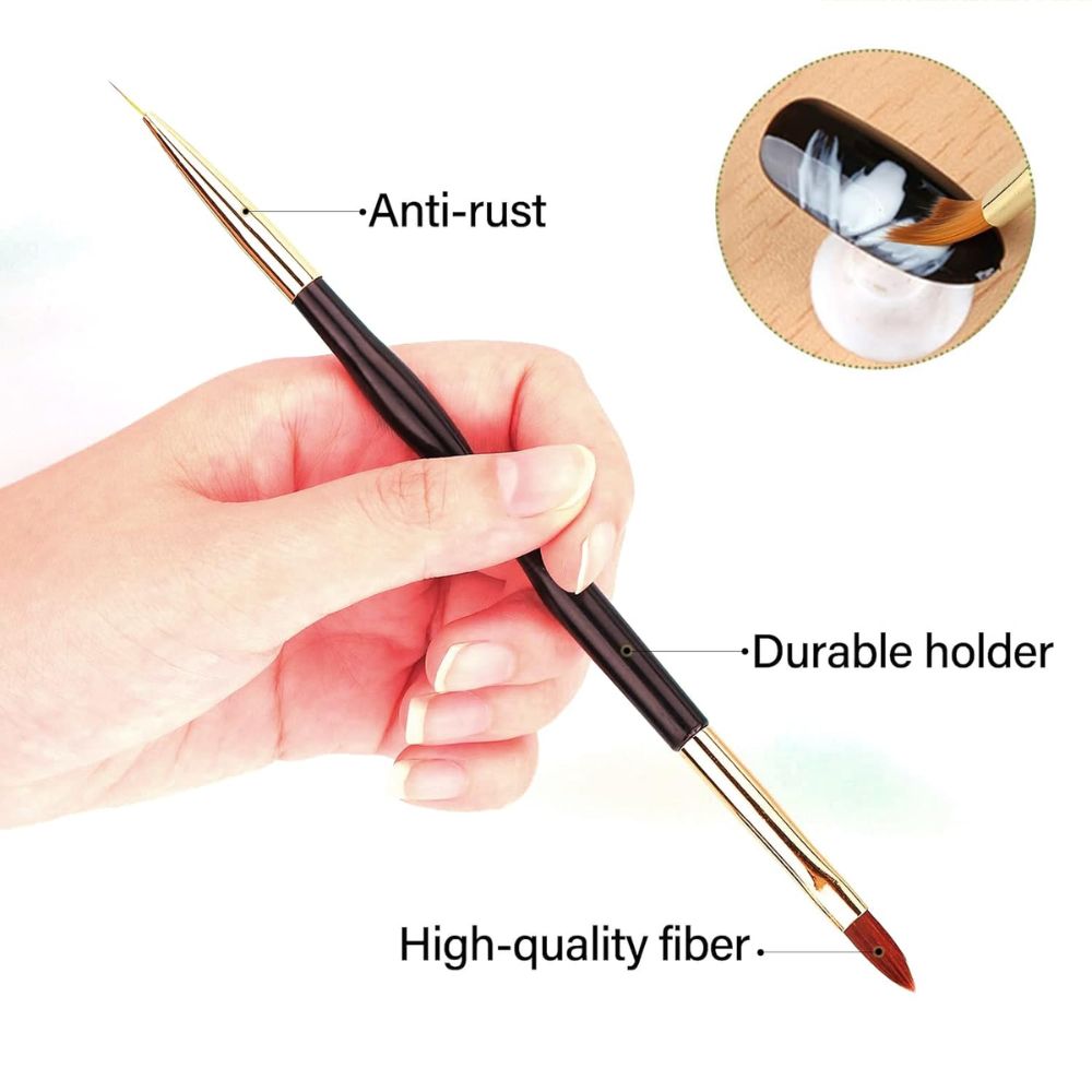 Nail Brush  Home for Nail Art UV Gel Brush Nail Accessories Acrylic Fingernails
