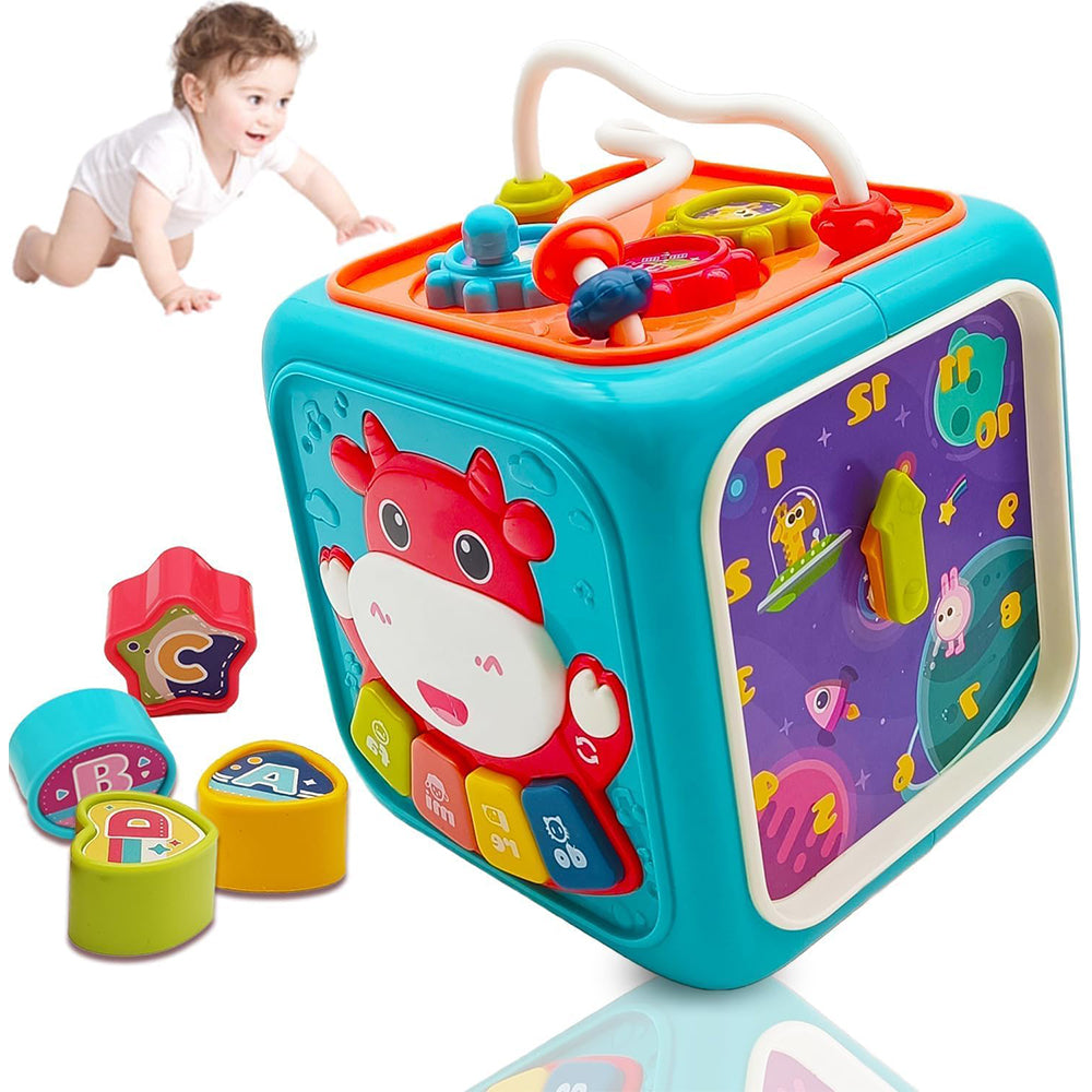 (net) Thrive Toys Baby Activity Cube 6 In 1 Lebanon