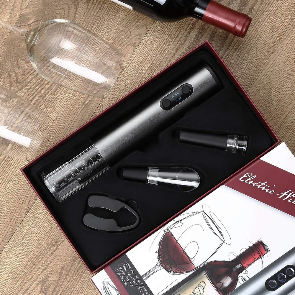 Electric Wine Opener Set