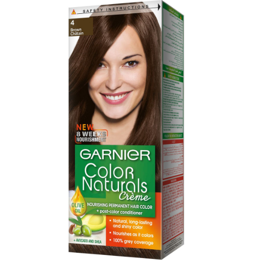 Garnier color naturals # 4 brown