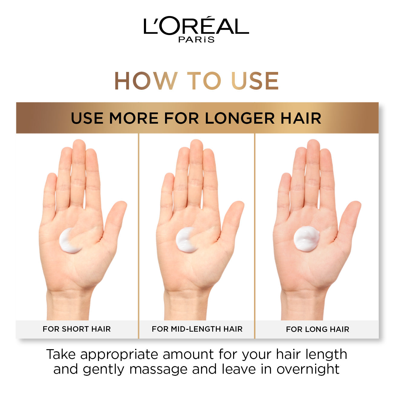 L’Oréal Paris Elvive Hyaluron Moisture Filling Night Cream For Dehydrated Hair For 4x More Hydrated Hair