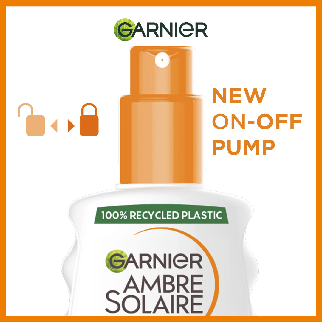 Garnier Ambre Solaire Sensitive Advanced SPF 50+ Ceramide Protect Sunscreen Spray For Adults 150ml - Medaid International