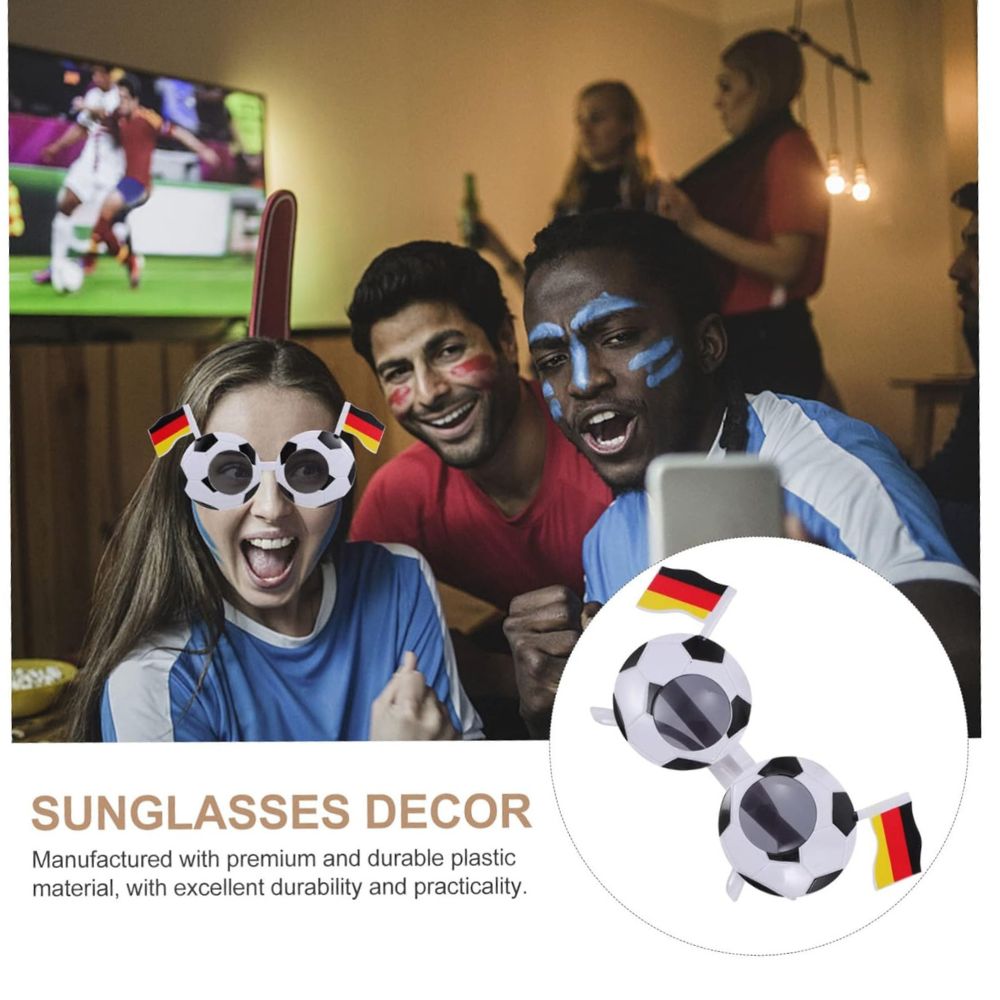 Plastic Cheering Props Germany Flag Glasses Lebanon