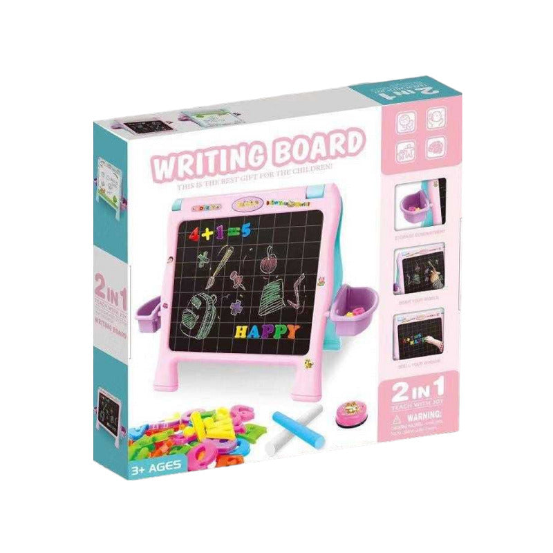 ( Net) Plastic Double Sided Drawing Board Kid Magnetic Cognition Initiation Toy Lebanon