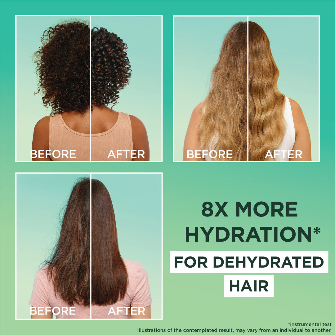 Garnier Ultra Doux Aloe Vera Vegan Hair Food 3in1 Mask For Dehydrated Hair, Boosted With Vitamins C, E & F 