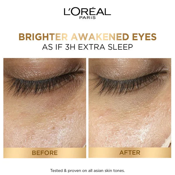 L'Oreal glycolic bright 3% glycolic acid dark circles eye serum 20ml