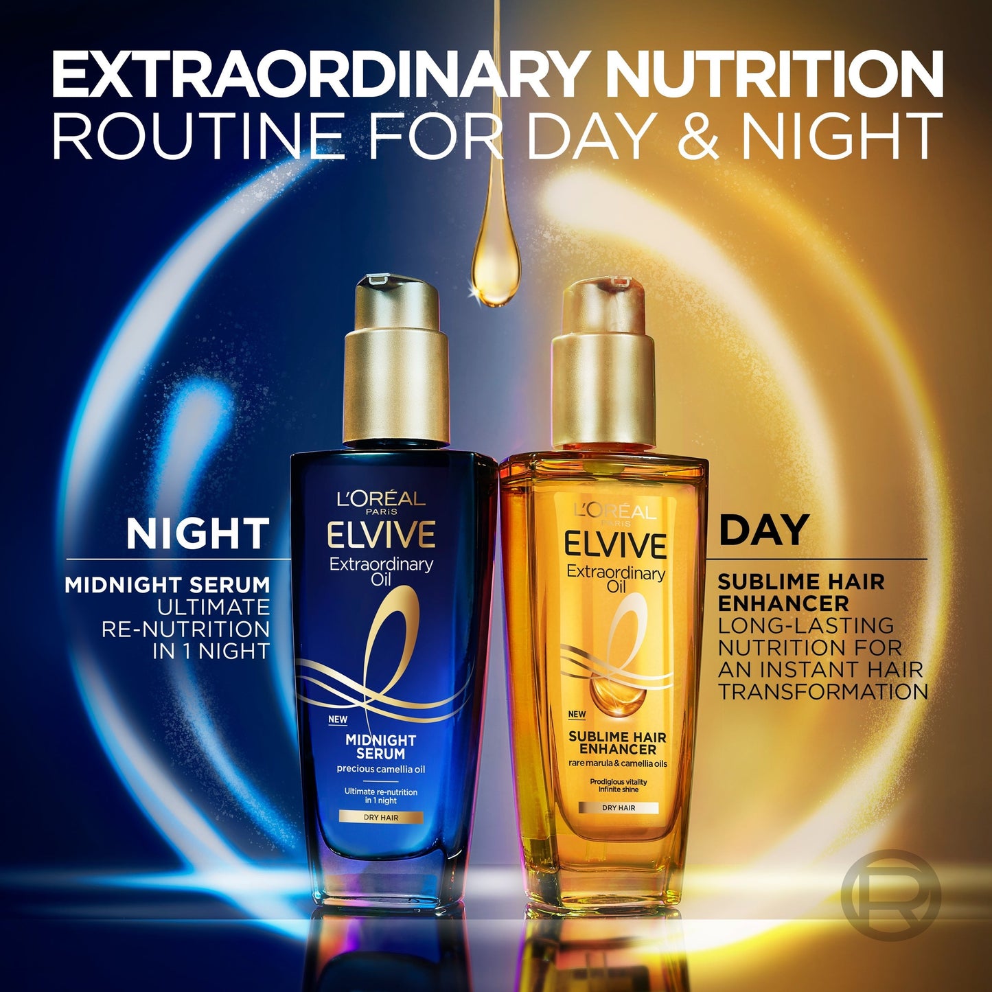 L'Oreal Paris Elvive Extraordinary Oil Midnight Serum 100ml - For Dry Hair