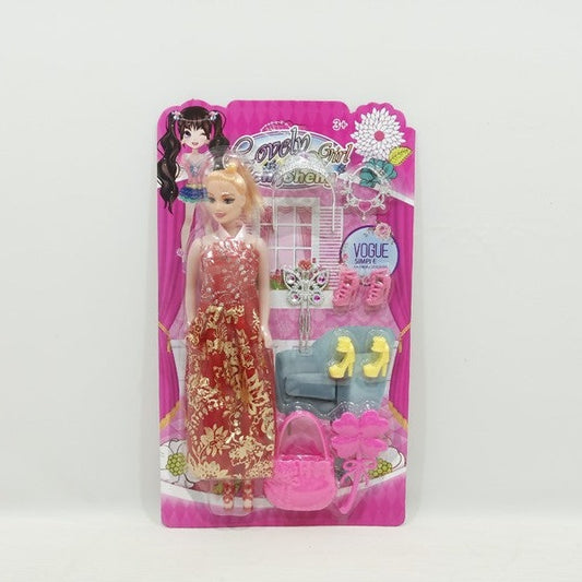 ( Net ) Lovely Girl Doll Set Lebanon