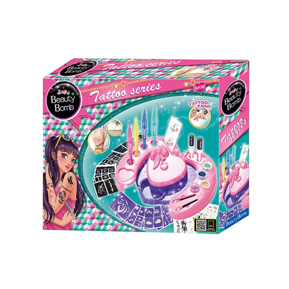 Non-toxic Washable Pretend Play Makeup Kit Drawing Pen DIY Sticker Tattoo Machine Lebanon